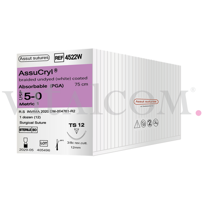 AssuCryl 5/0 TS-12 75cm