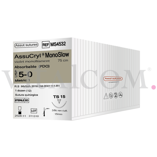 AssuCryl MonoSlow 5-0 TS 15 75cm